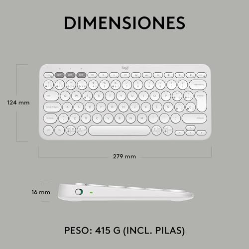 Thumbnail 9 de Logitech Pebble Keys 2 K380s: teclado Bluetooth 3 dispositivos, diseño compacto y sostenible