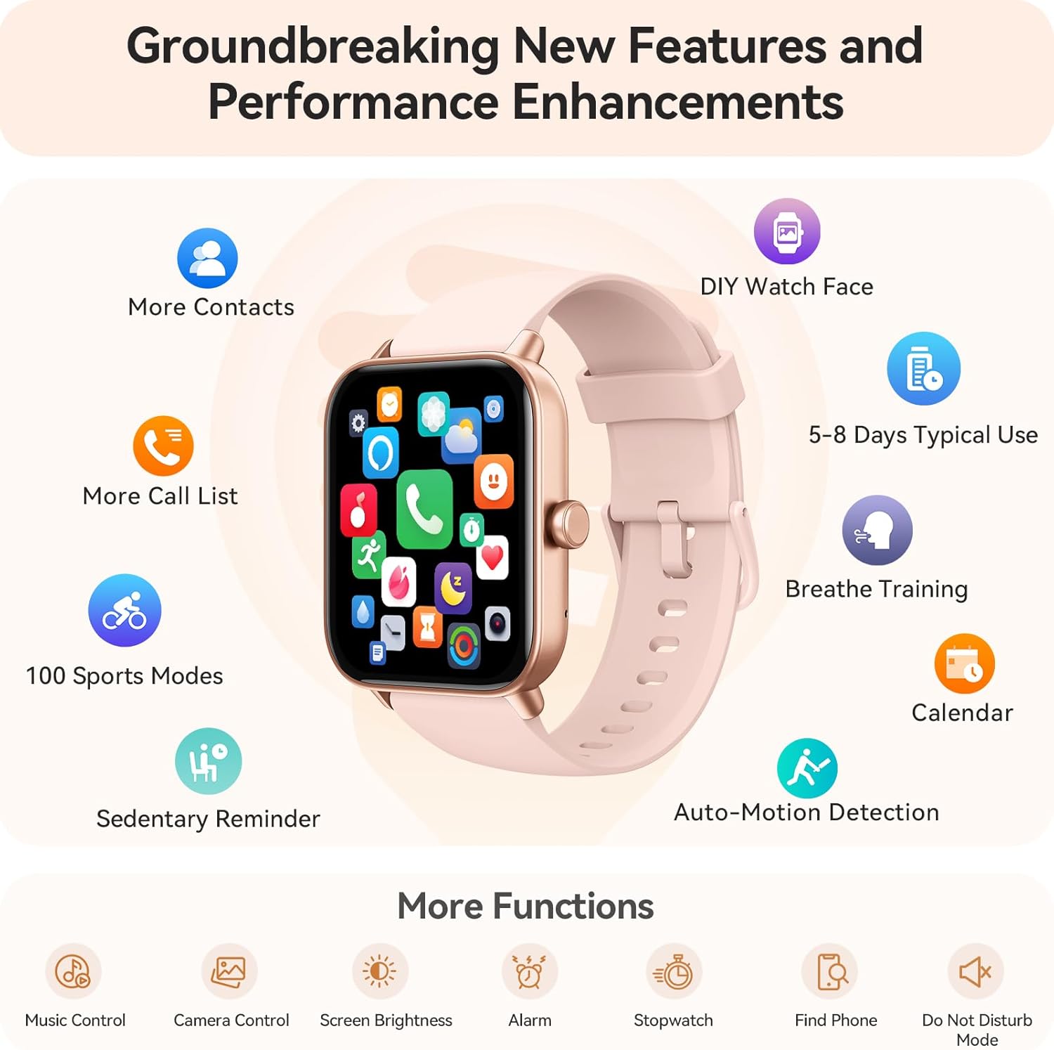 Thumbnail 4 de Smartwatch 1.8" for Women