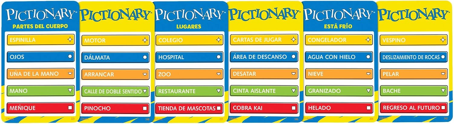Detalle de Mattel Games - Pictionary: il classico gioco da tavolo per tutta la famiglia
