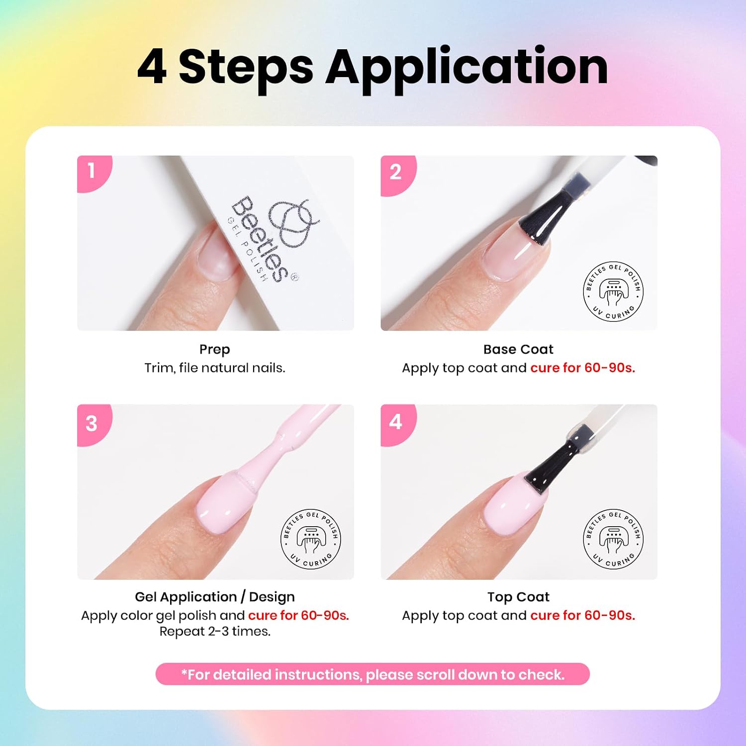 Thumbnail 6 de Beetles Gel Nail Kit 80pcs ๐