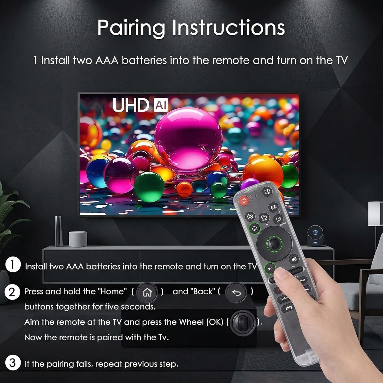 Thumbnail 6 de AI Magic Remote for LG AN-MR25GA Replacement