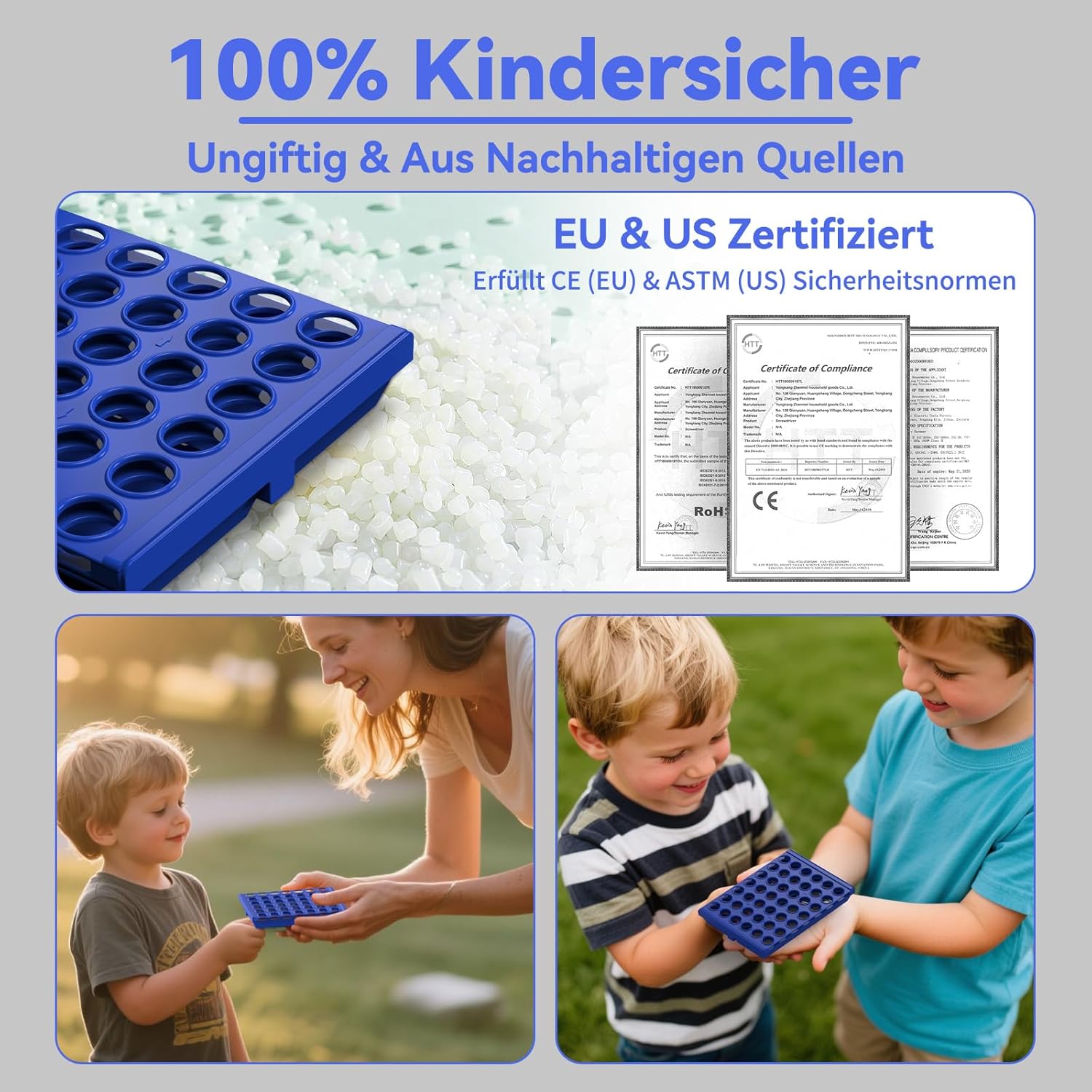 Thumbnail 6 de Pup Go „4 in einer Reihe“ im Taschenformat – Strategiespiel für 2 Spieler ab 3 Jahren