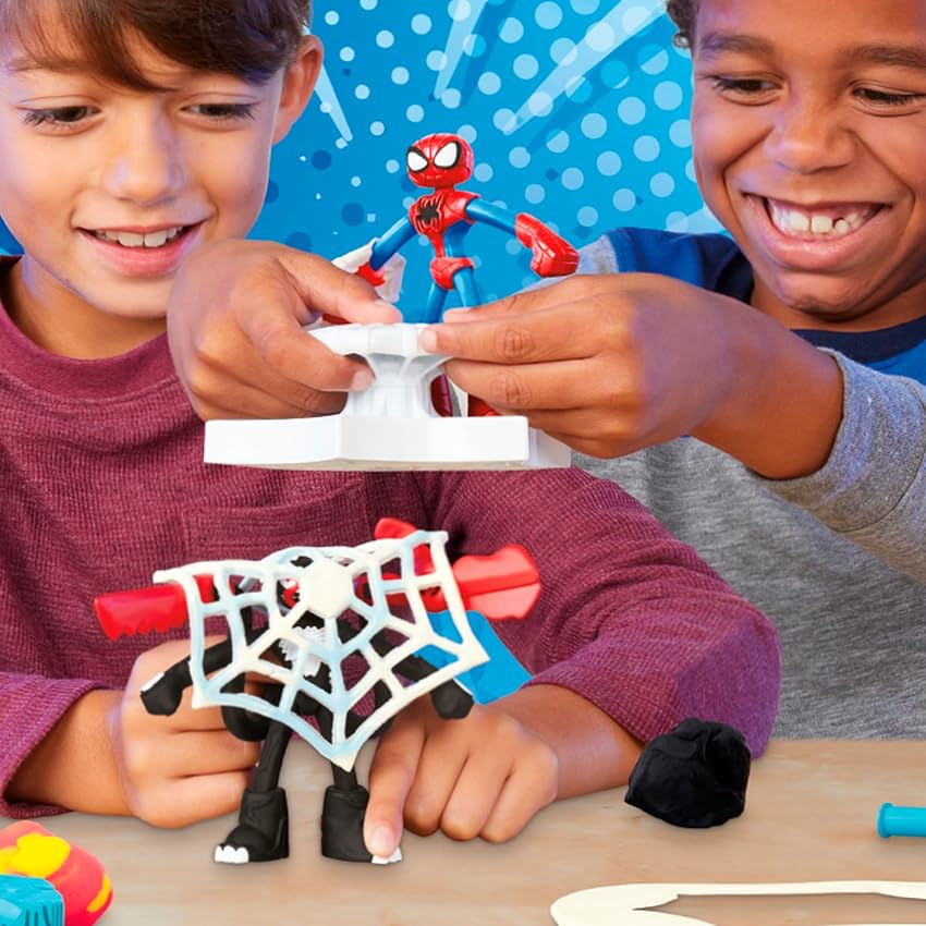 Thumbnail 2 de Play-Doh Marvel Set de Juego Spider-Man Lanza y Atrapa