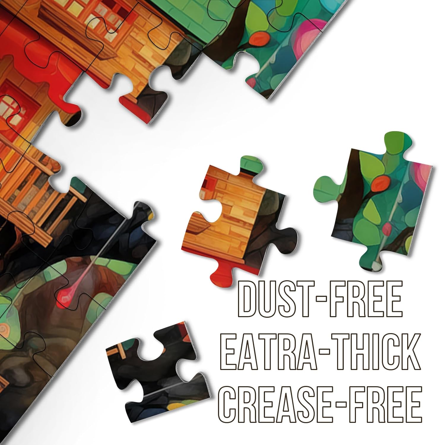 Detalle 2 de Tree House 1000-Piece Art Puzzle 🎨