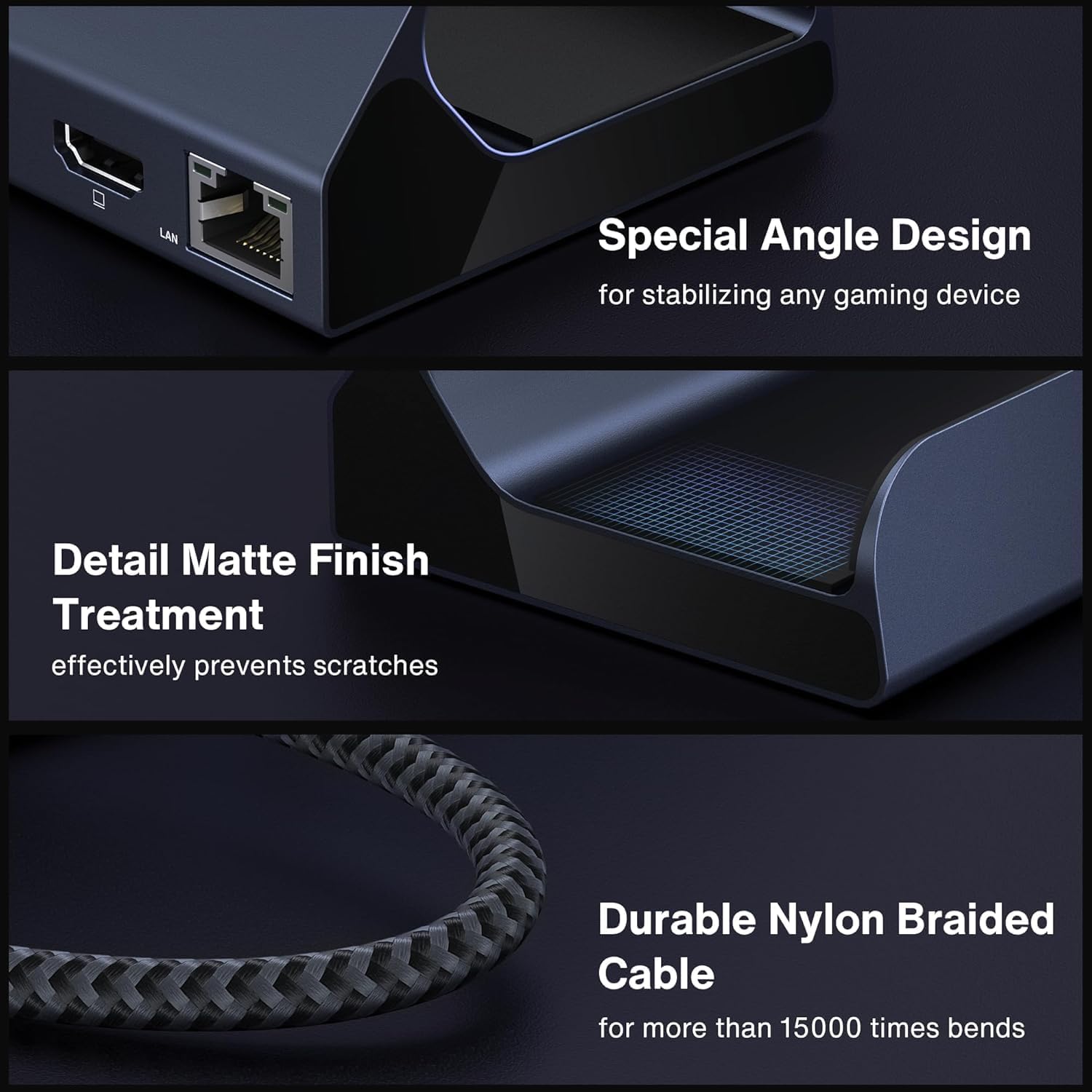 Detalle 2 de iVANKY 8‑in‑1 Dock mit 100W Ladeleistung