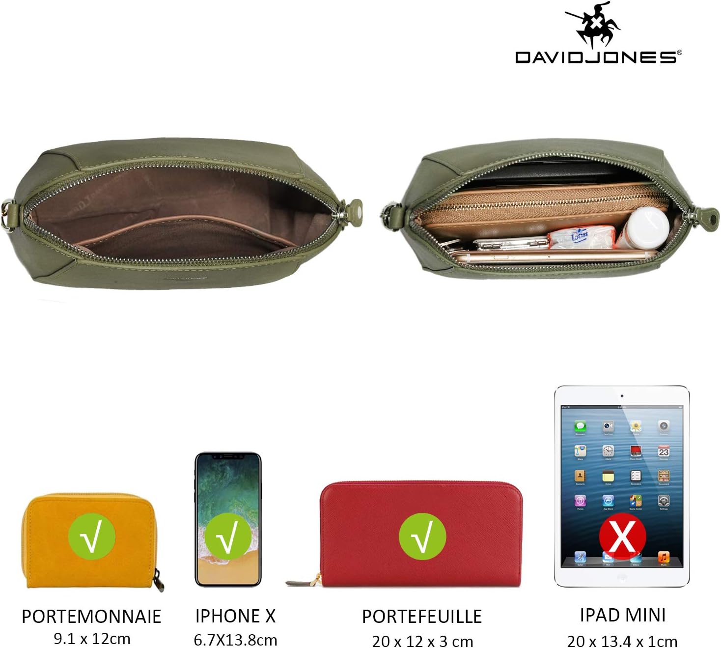 Thumbnail 5 de David Jones Borsa Tracolla Piccola 21 cm