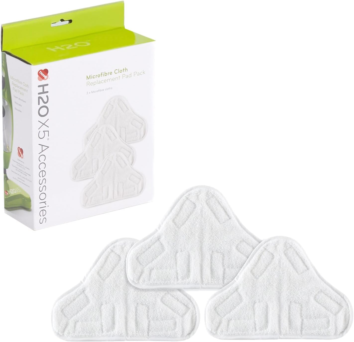 Thumbnail 2 de H2O X5 Super Cleaning Kit cloth pack (pack of 5) for steam mops & steam cleaners