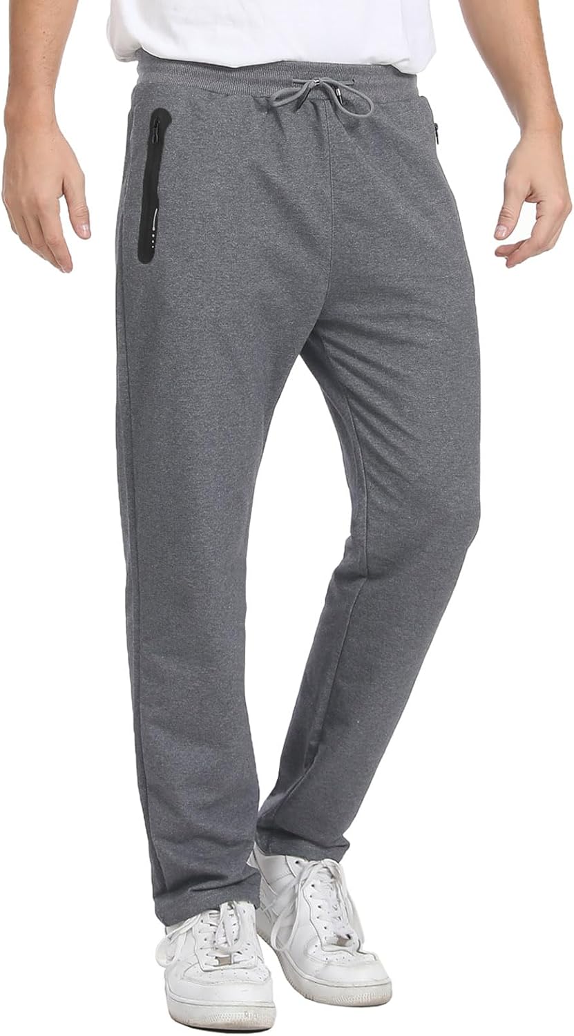 Thumbnail 6 de JustSun Pantaloni Tuta Uomo Sportivi Cotone con Tasche Zip