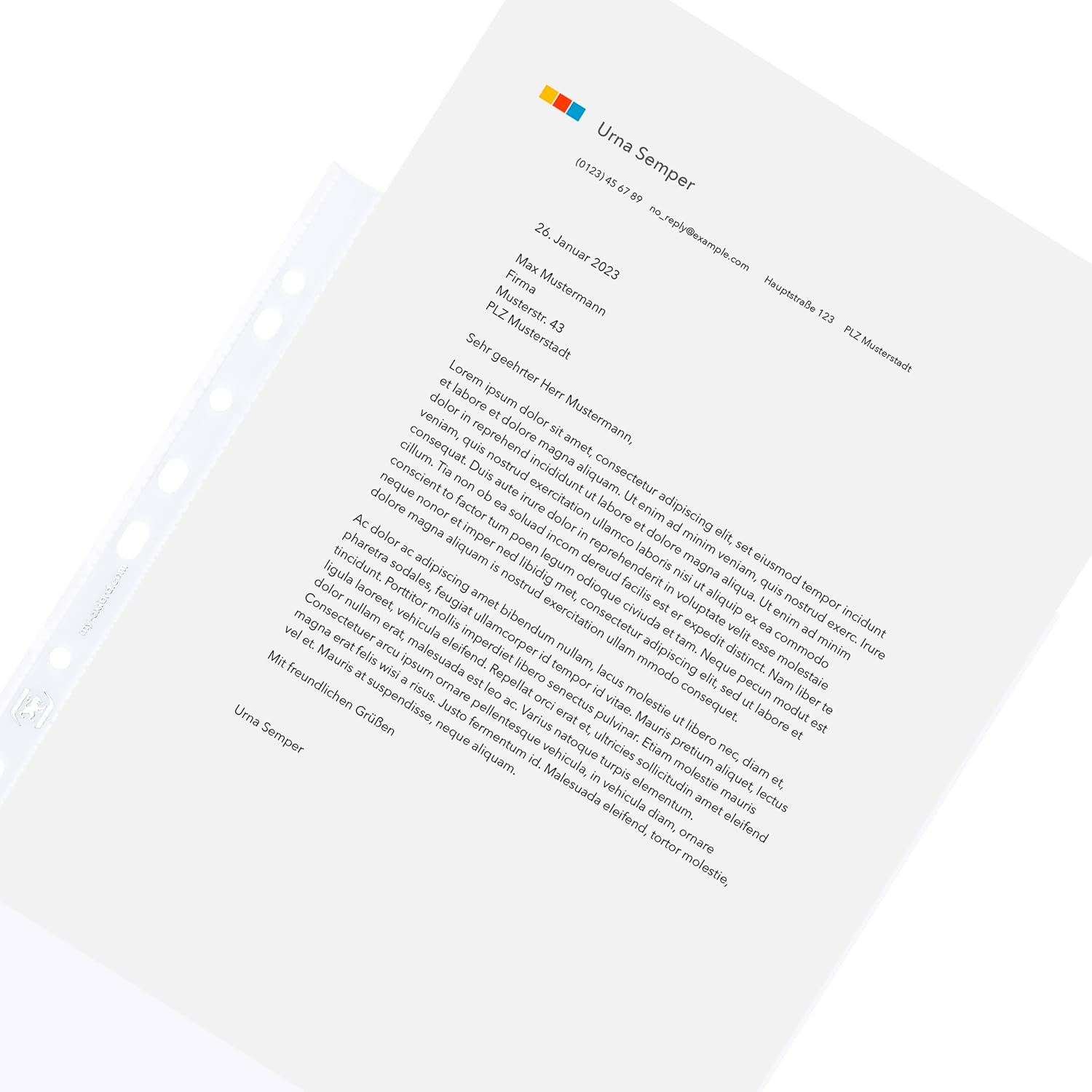 Thumbnail 3 de Prospekthüllen A4 glasklar 100 Stück 📁