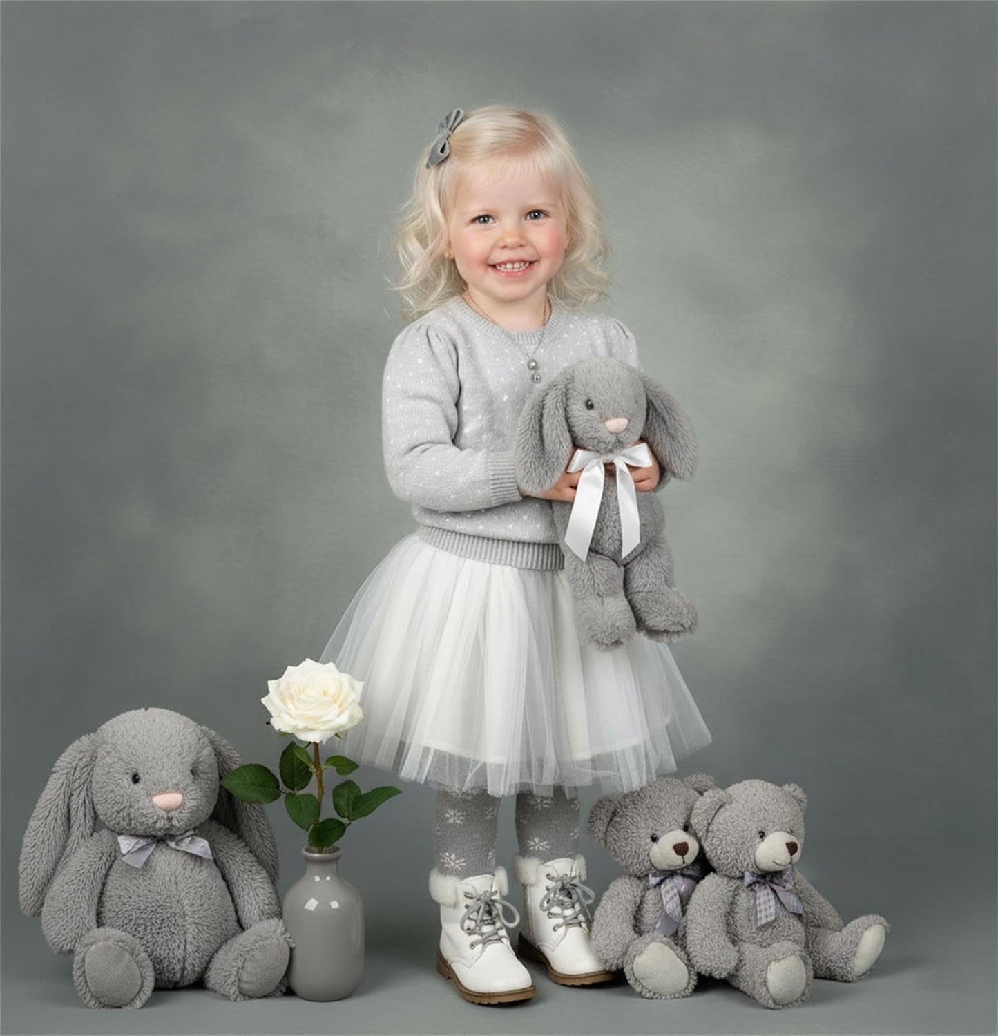 Thumbnail 6 de Kate Backdrop 3x3m Grey Photography Backdrop