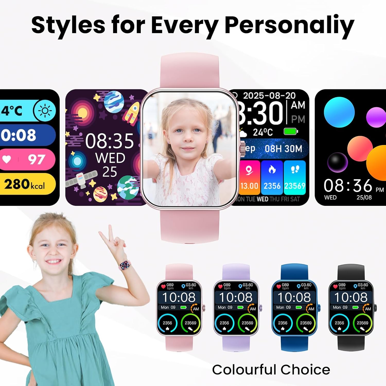 Thumbnail 3 de BJLBOJEY Kids Smart Watch 1.83