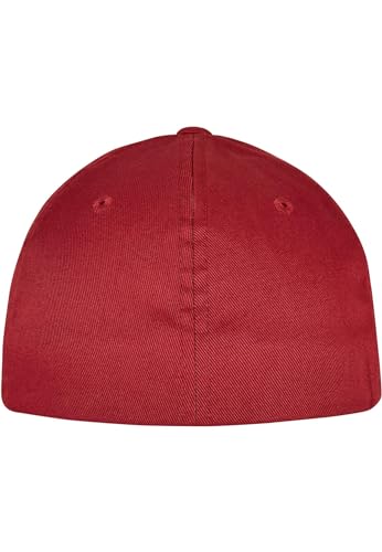 Detalle 2 de Flexfit Wooly Combed 6277 Mütze Rot (rose brown), L/XL – klassische Beanie/Kappe mit elastischem Band