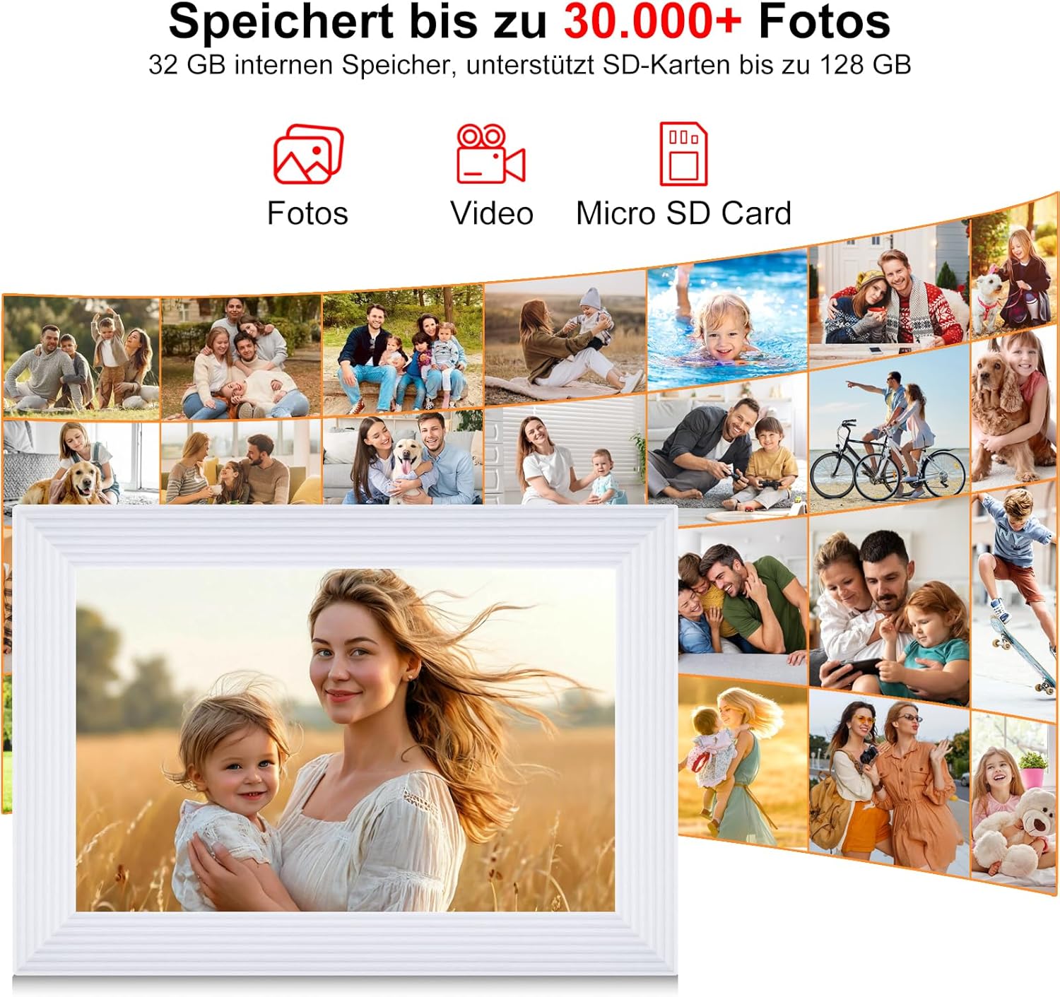 Thumbnail 4 de Frameo Digitaler Bilderrahmen 10,1 Zoll