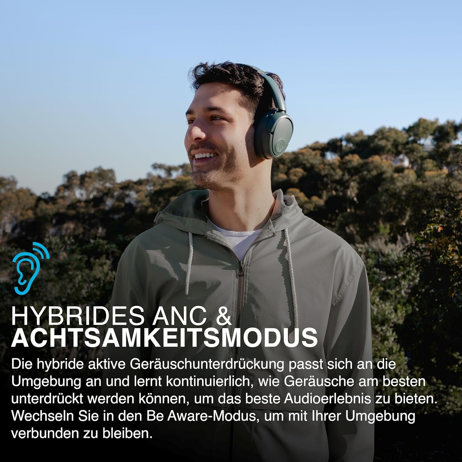 Thumbnail 1 de JLab JBuds LUX ANC Kopfhörer 70+ Std