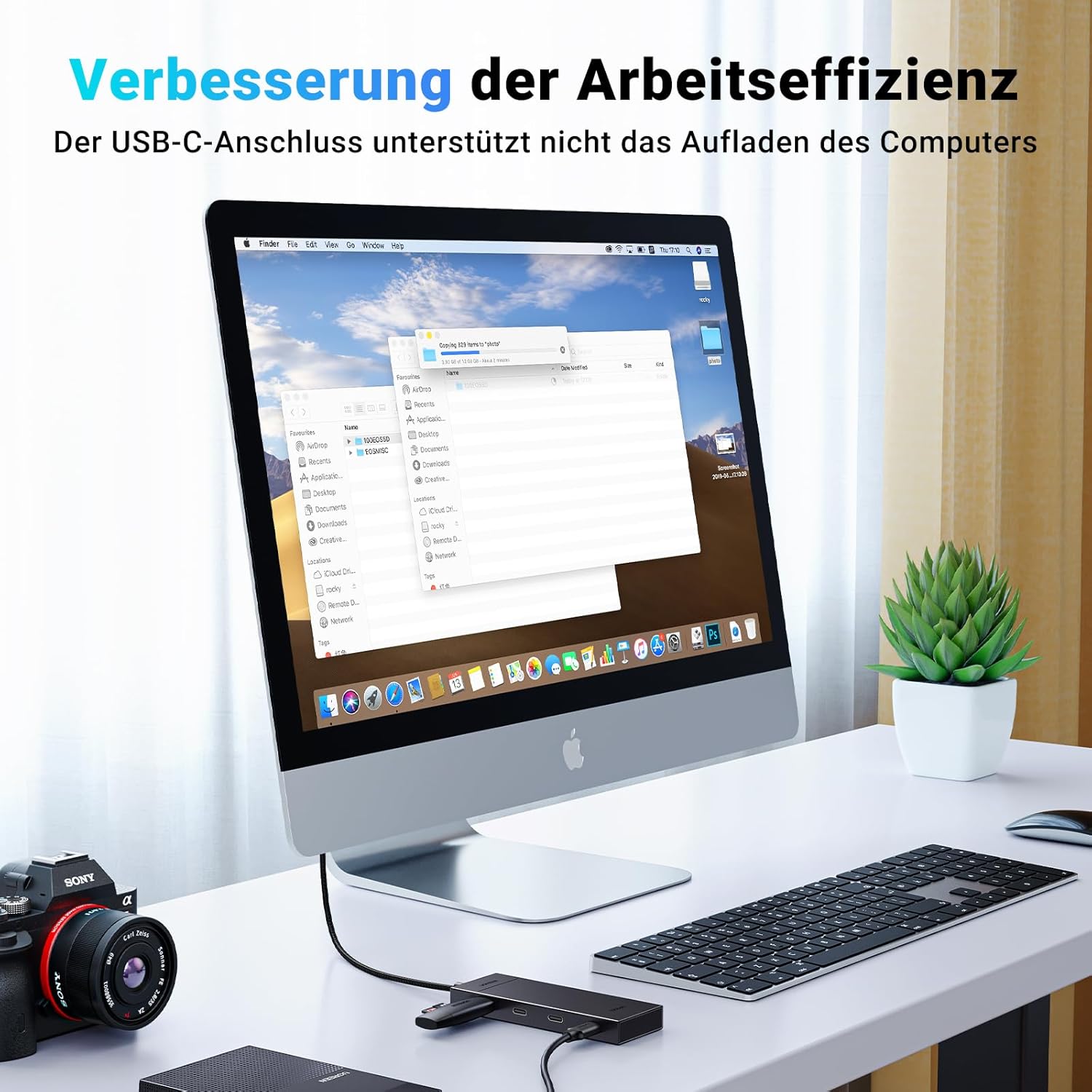 Detalle 2 de UGREEN USB C Hub 10 Gbps đ