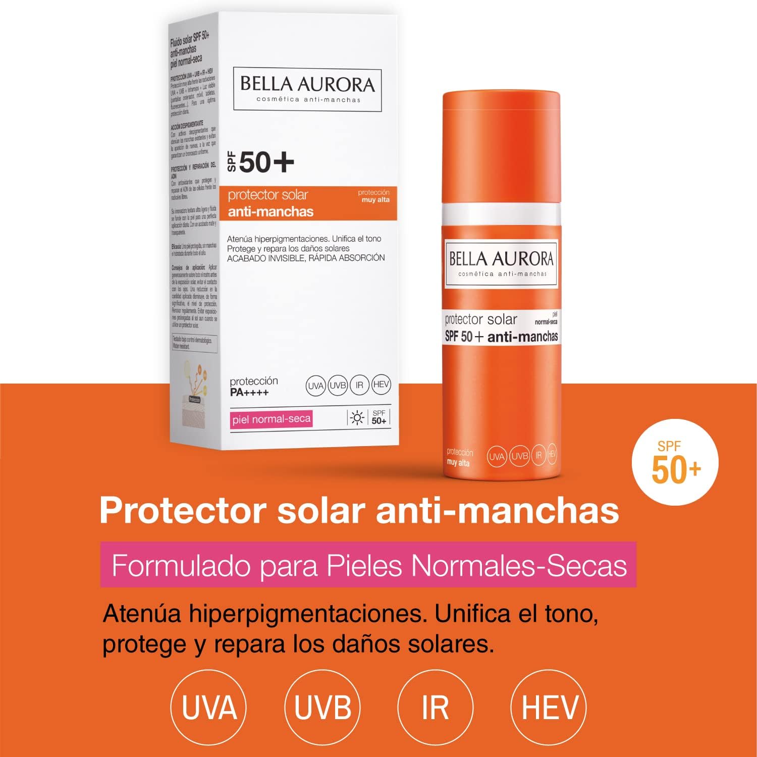 Thumbnail 1 de Bella Aurora Protector Solar SPF 50+ Facial 50 ml