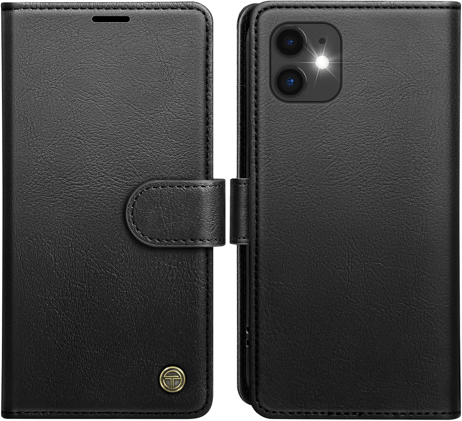 Detalle de AIMOYU iPhone 12 Case Leather Wallet