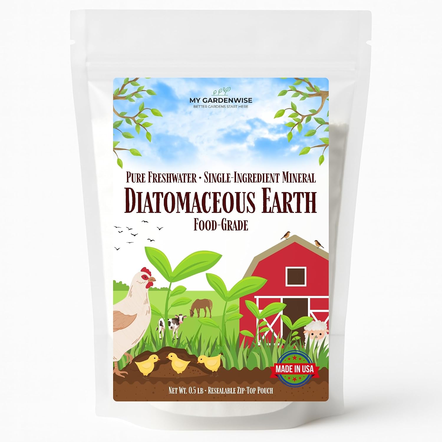 Thumbnail 1 de Diatomaceous Earth Food Grade Powder (7.6 lb) – Pets & Plants Safe, Made in USA