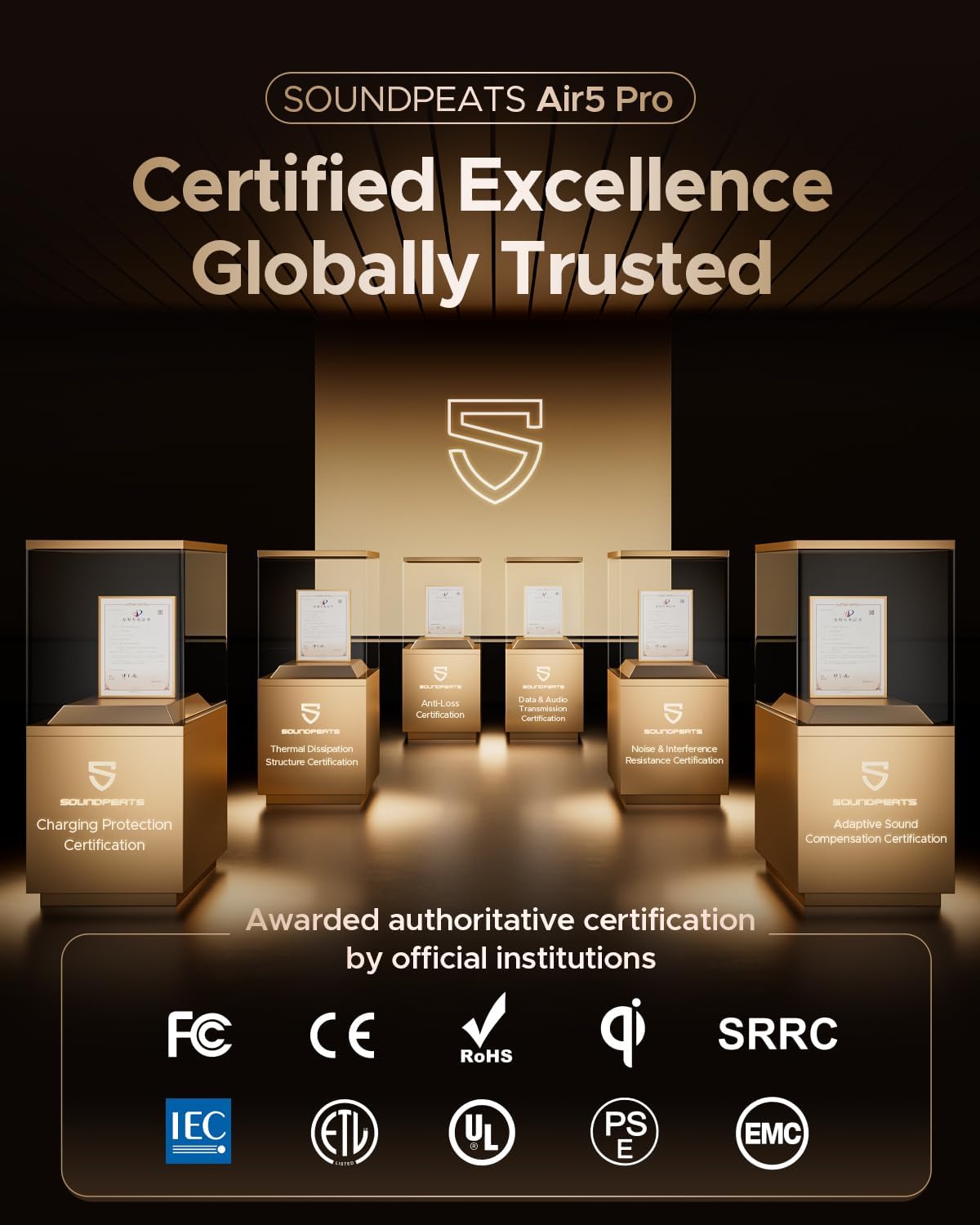 Thumbnail 1 de SoundPEATS Air5 Pro earbuds with Hi-Res