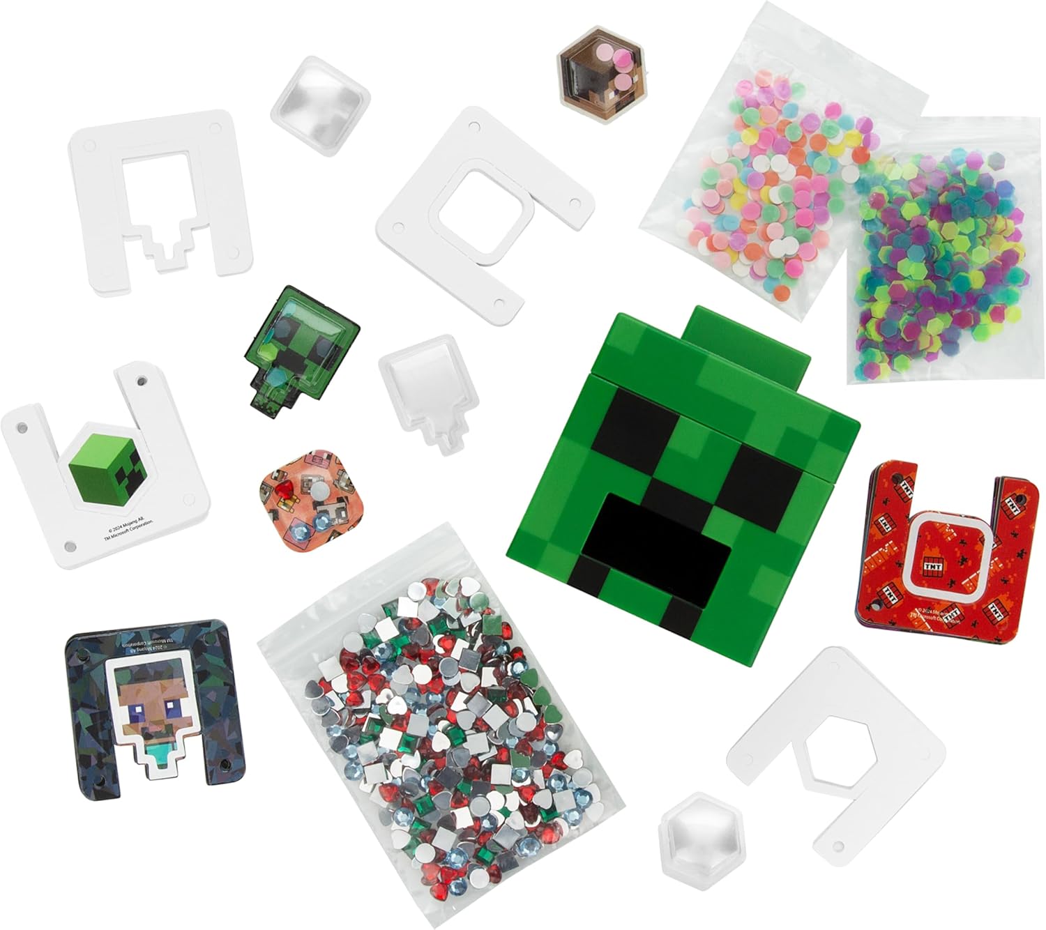 Thumbnail 3 de Paladone WeCool Minecraft Creeper DIY 3D Sticker Maker – Officially Licensed Craft Kit