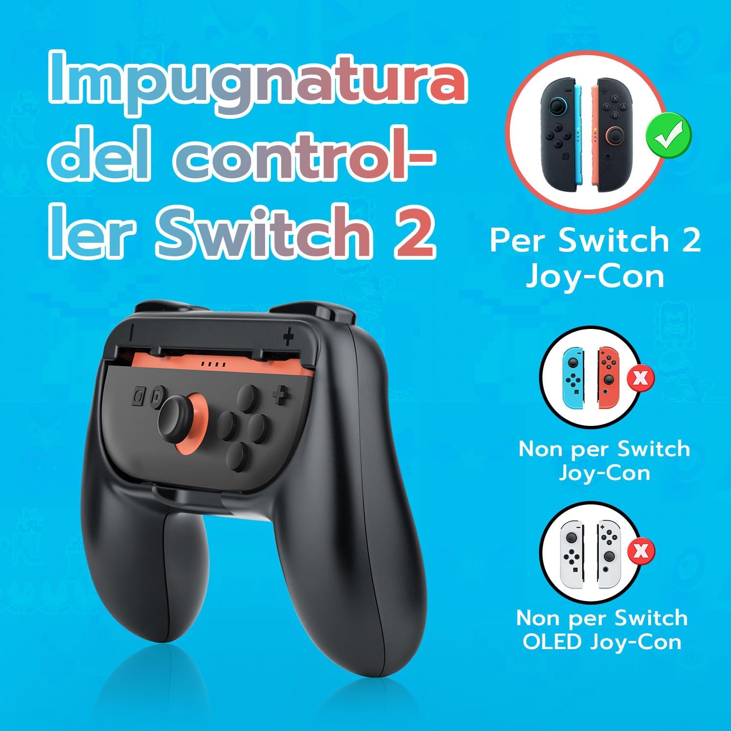 Thumbnail 1 de Mcbazel Presa Grip per Nintendo Switch Joy‑Con