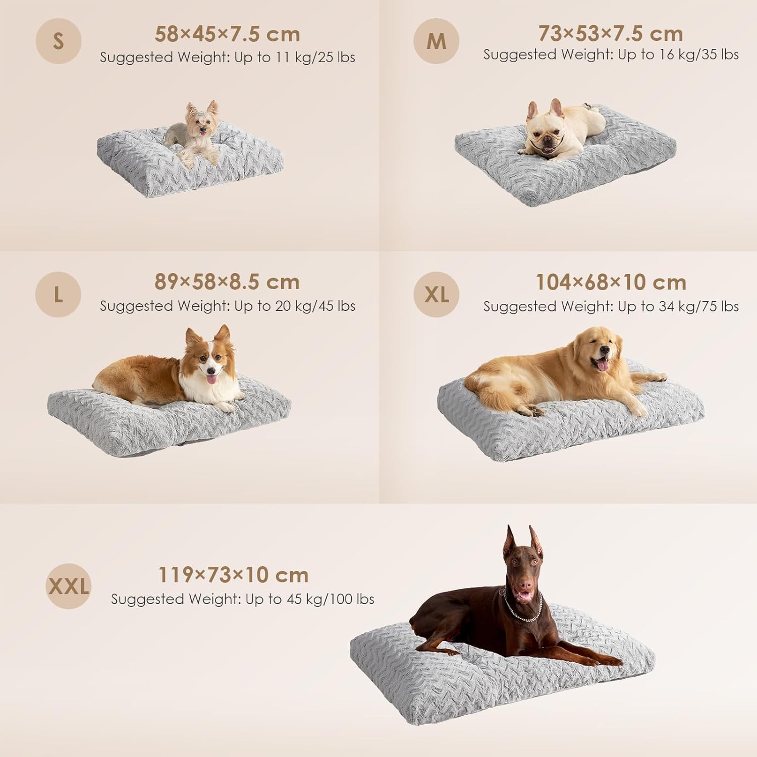 Thumbnail 6 de EHEYCIGA Hundebett XL 104x68cm