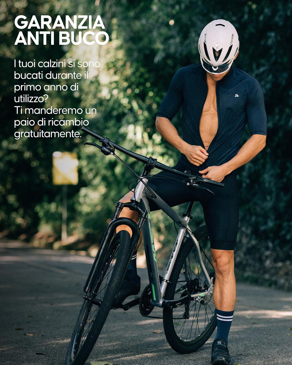 Thumbnail 3 de DANISH ENDURANCE Calzini Uomo Ciclismo traspiranti e imbottiti (estive) – 3 o 5 paia