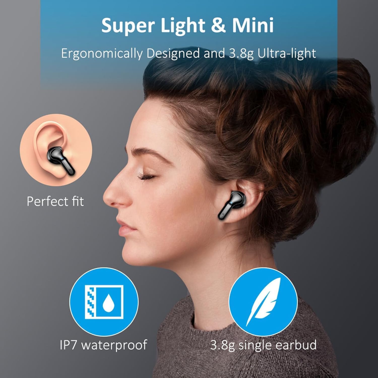 Thumbnail 3 de Bluetooth 5.4 Kopfhörer 50 Std. Spielzeit