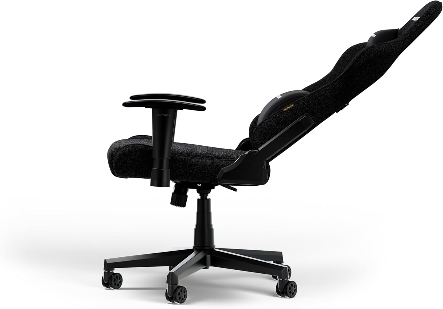 Detalle 2 de DXRacer Prince L Noir en tissu — chaise gaming et de bureau ergonomique