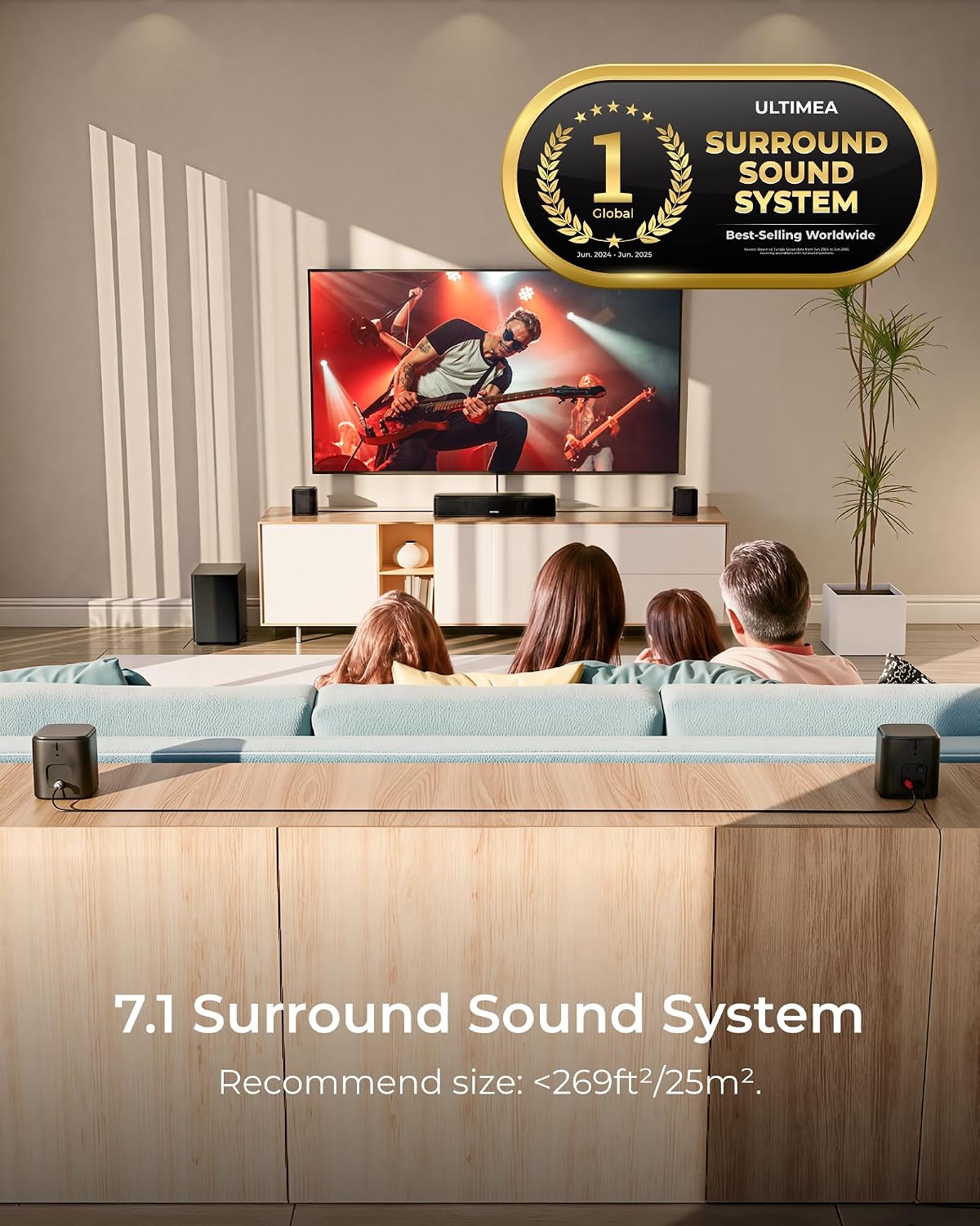 Thumbnail 1 de ULTIMEA 7.1ch Surround Soundbar with Aura A40 Pro and Subwoofer