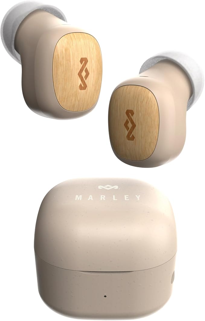 Detalle de House of Marley Smile Jamaica 🟡 Auriculares Bluetooth Compactos, 14h