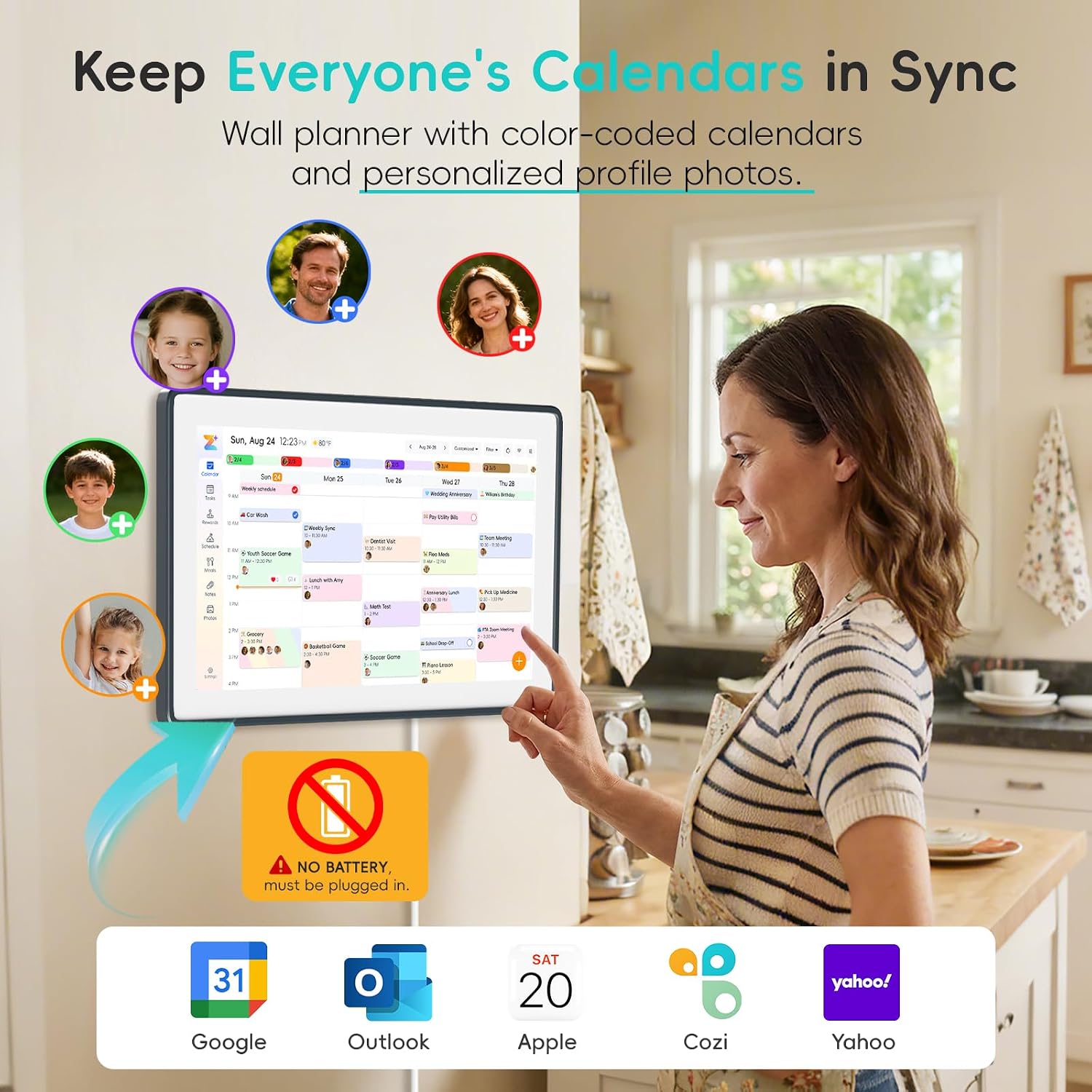 Detalle 2 de Westsee Digital Calendar 15.6-inch