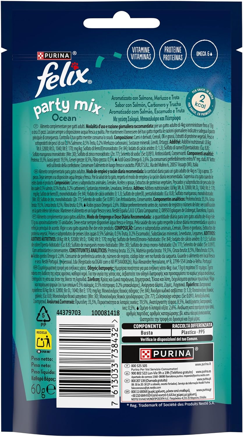 Thumbnail 2 de Felix Party Mix snack gatto 8 🐱
