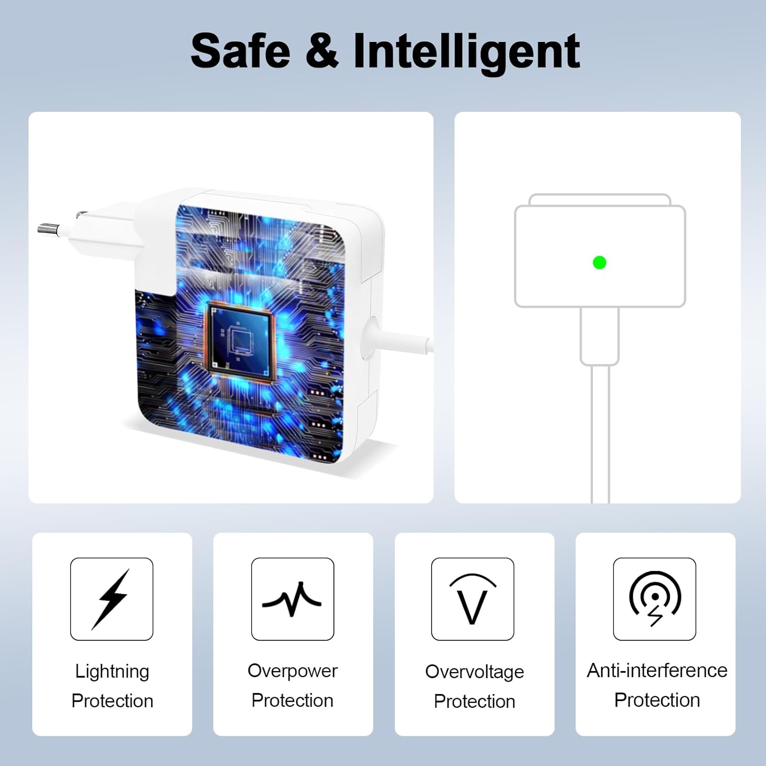 Detalle 2 de SCOVEE 45W T-Tip para MacBook Air 11/13