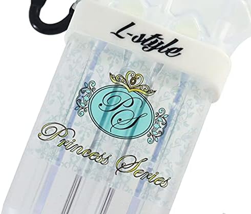 Detalle 2 de L-style fl00697 Princess Series logo KRYSTAL ONE Clear ダーツケース 3分割・ドロップインタイプ