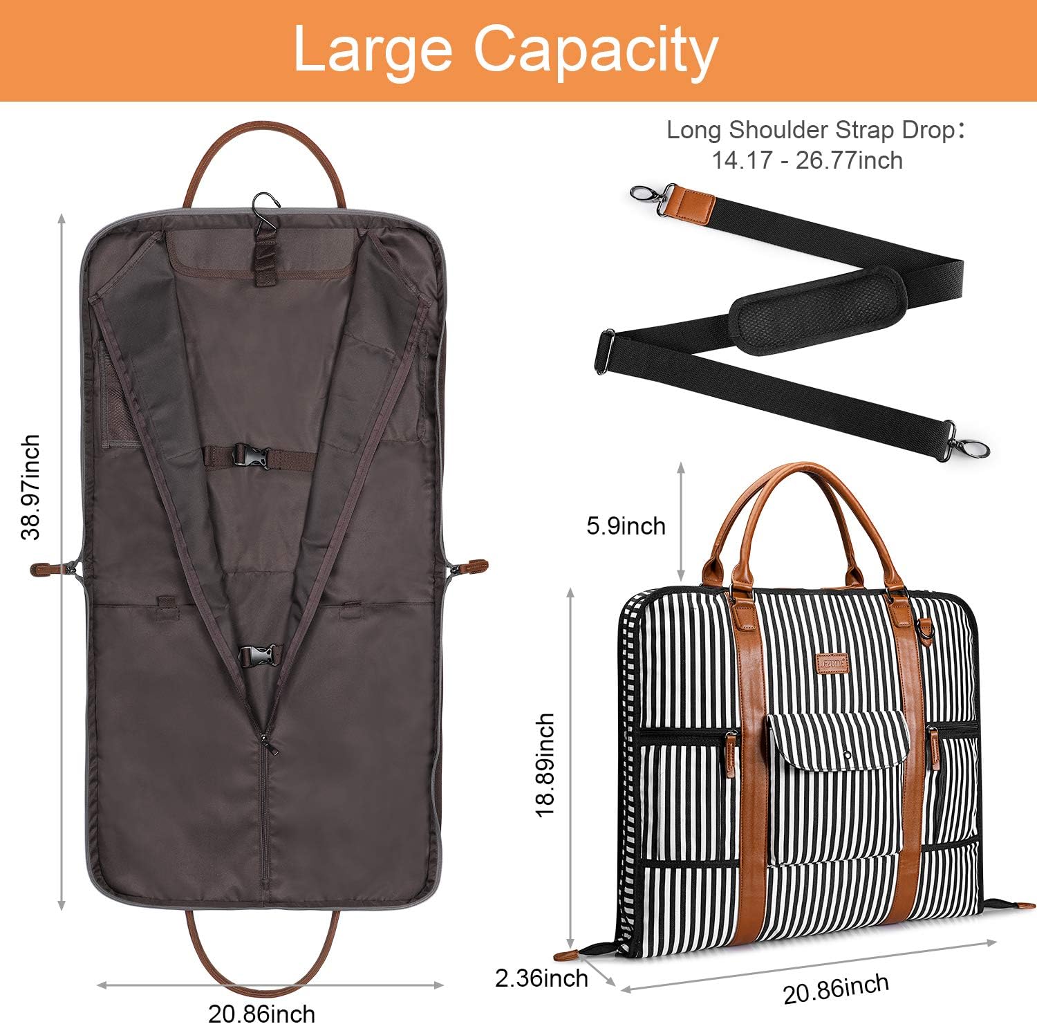Thumbnail 4 de S-Zone Bolsa de Ropa de Mano 53 cm