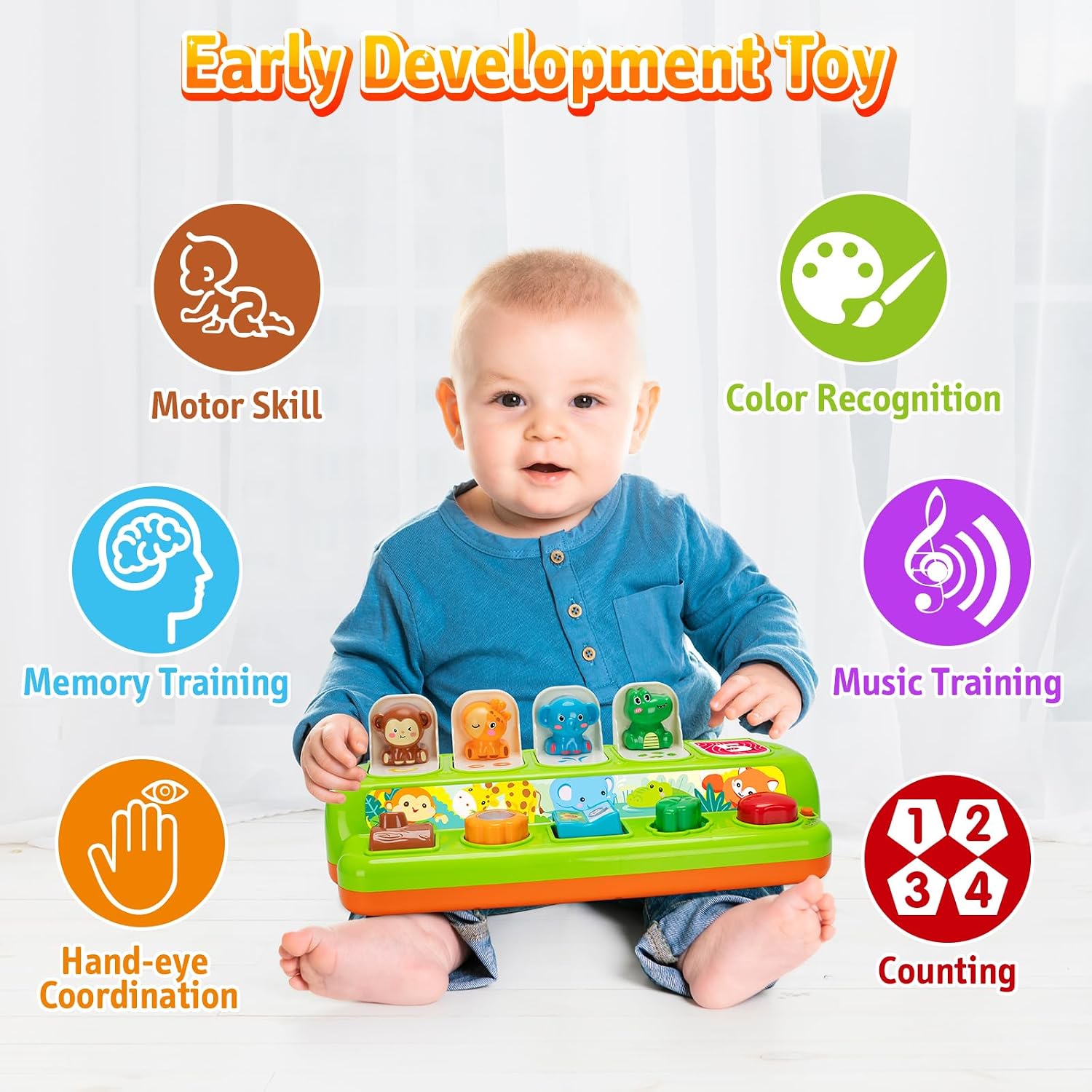 Thumbnail 4 de Duchong Pop Up Toys for 1 Year Old 12 Months