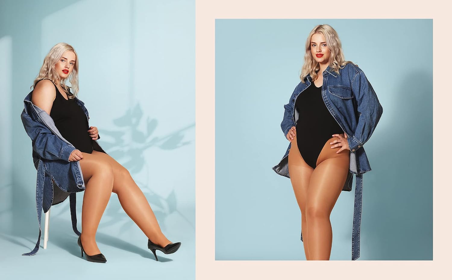 Thumbnail 6 de Bellivalini BLV-1125 rajstopy damskie Plus Size 40 DEN
