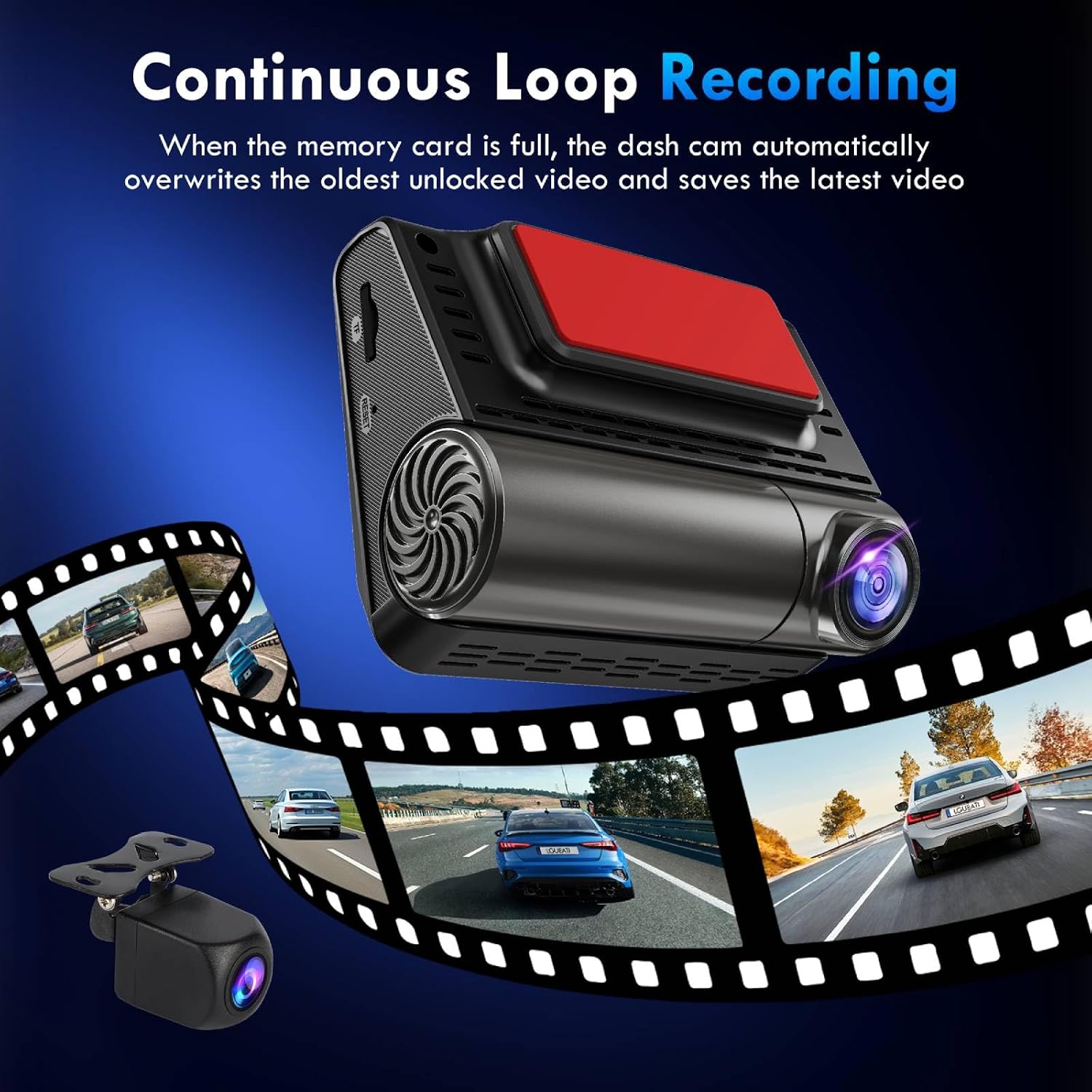 Thumbnail 5 de Unknown Dash Cam 4K Dual‑Channel with 64GB