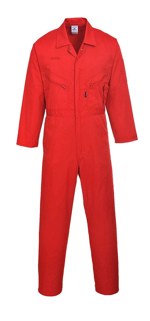 Detalle de Portwest C813 Liverpool Work Overalls – Navy, L, 65/35 Polycotton Boiler Suit