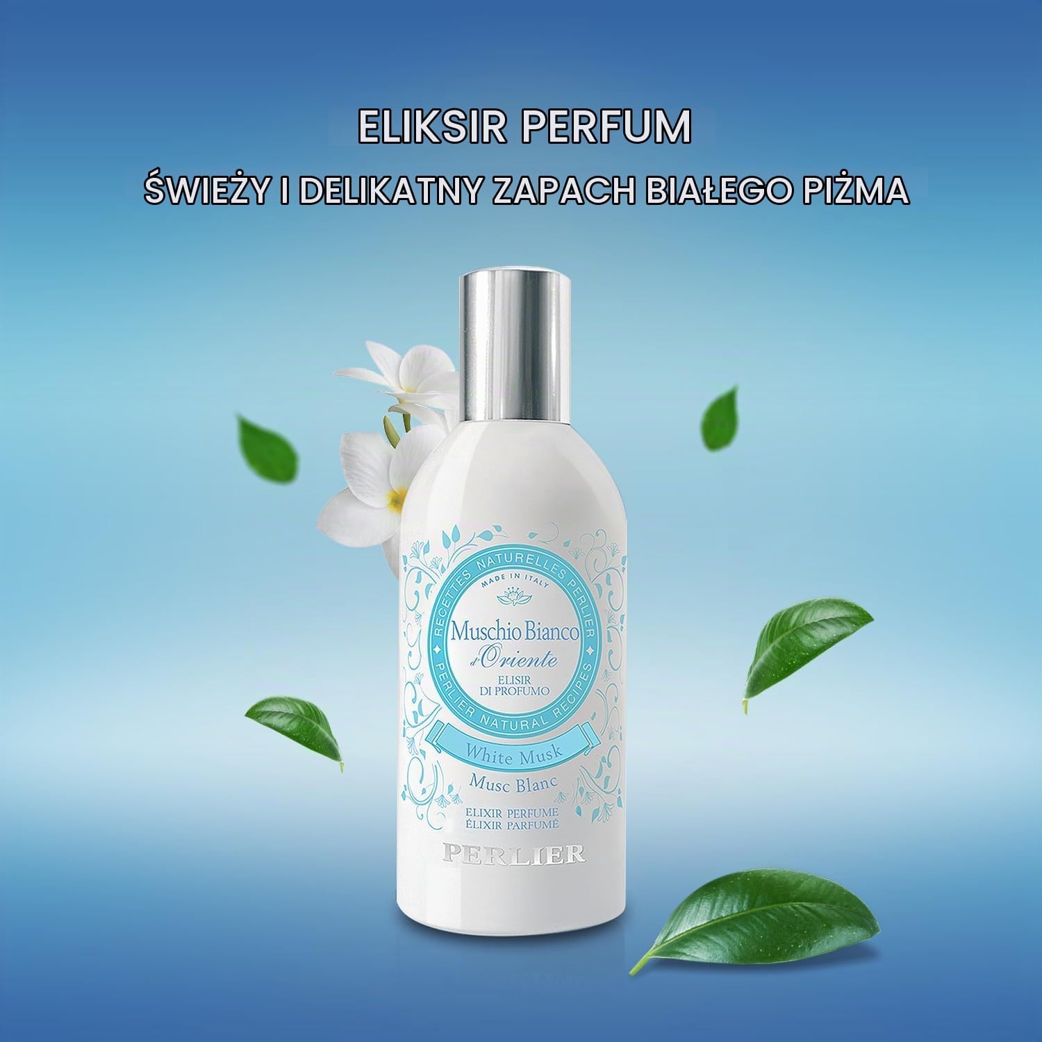 Detalle 2 de Perlier Elixir Eliksir Mech Biały – woda perfumowana w aerozolu, 100 ml