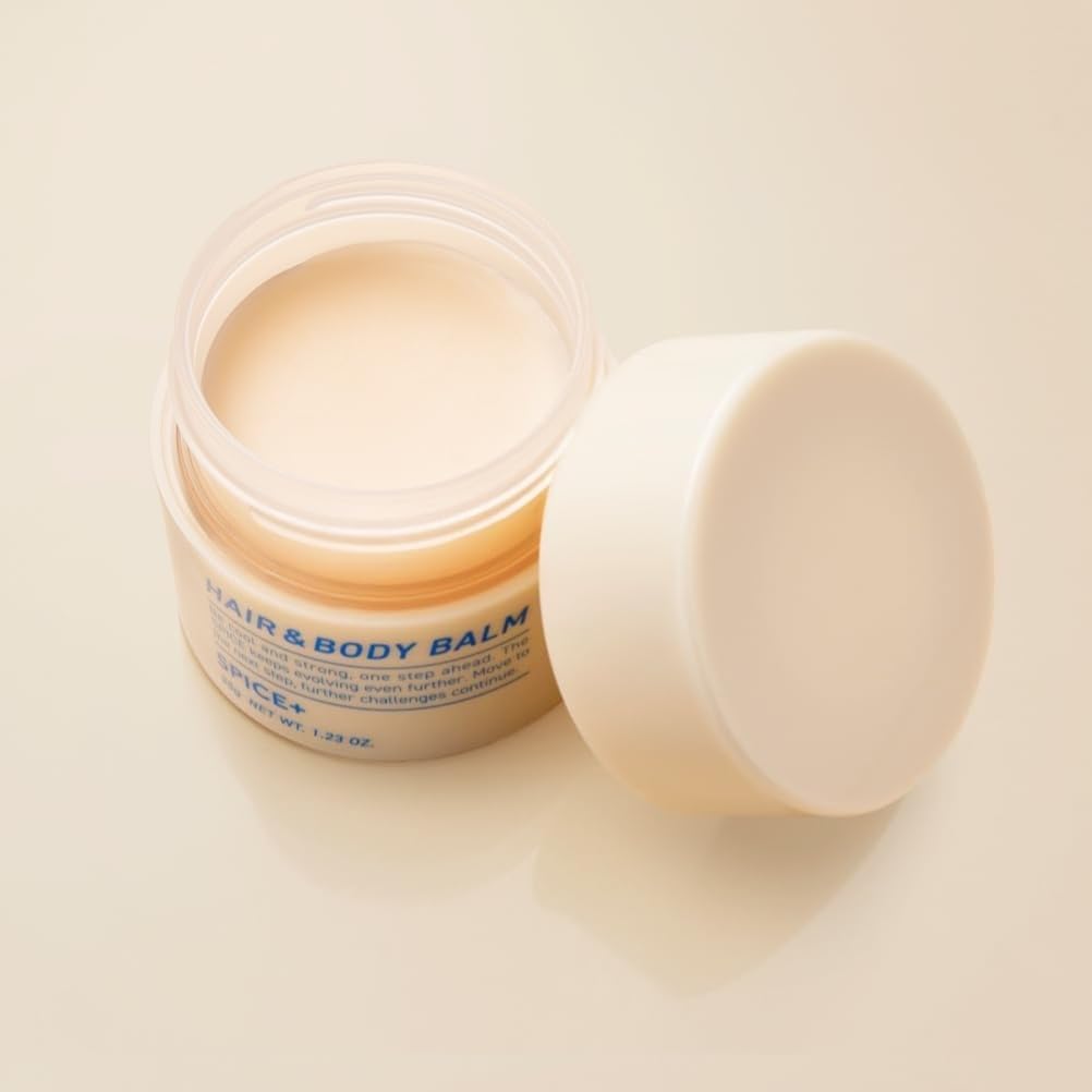 Detalle de アリミノ SPICE+ ヘア&ボディバーム 35g サボンの香り・自然なツヤ仕上げ