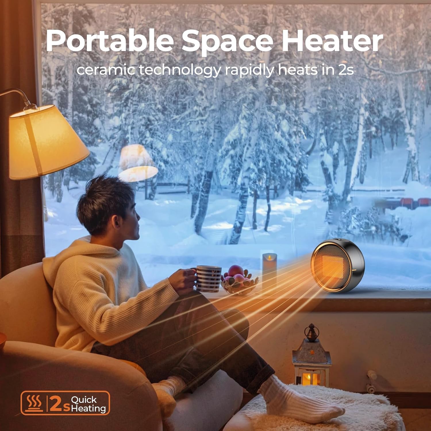 Detalle 2 de ASNUG Space Heater 500W