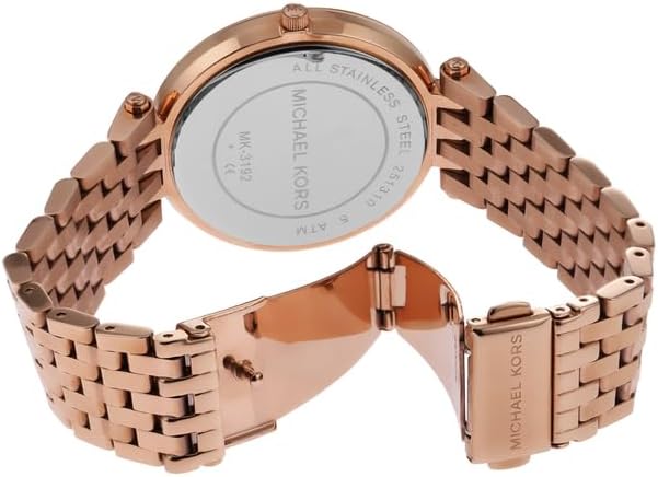 Thumbnail 4 de Michael Kors Darci Damenuhr – Roségold, Edelstahlarmband, 39 mm