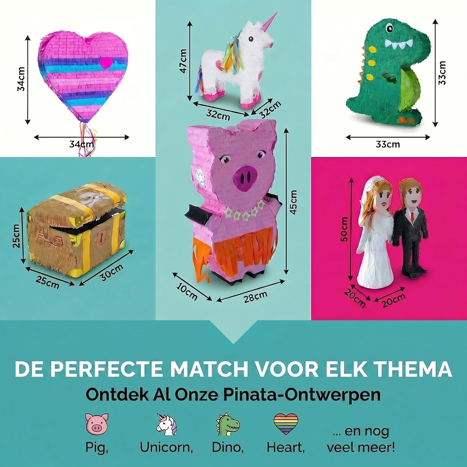 Thumbnail 6 de GOODS+GADGETS dinosauruspiñata om zelf te vullen van karton