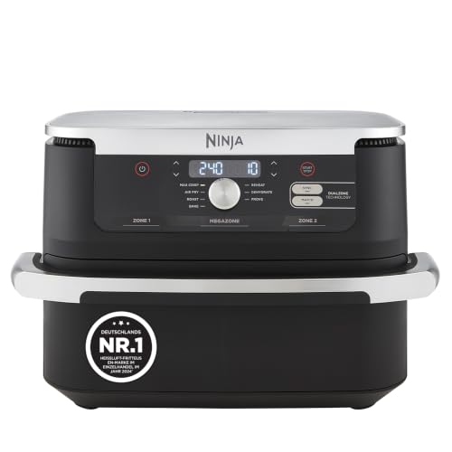 Detalle de Ninja Foodi FlexDrawer Dual Zone Heißluftfritteuse AF500EU – Schwarz