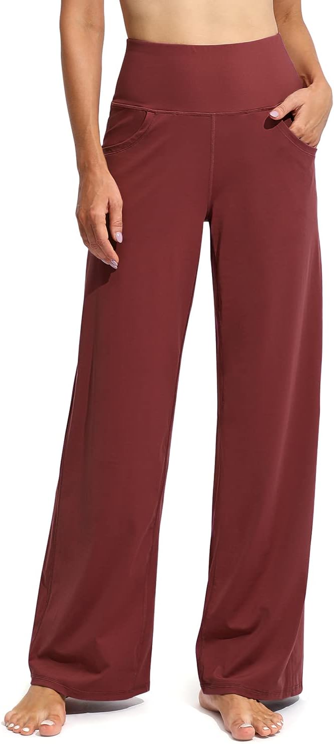 Thumbnail 6 de Promoter Women's Activewear Trousers with Pockets – High‑Rise, Wide Leg Yoga Pants