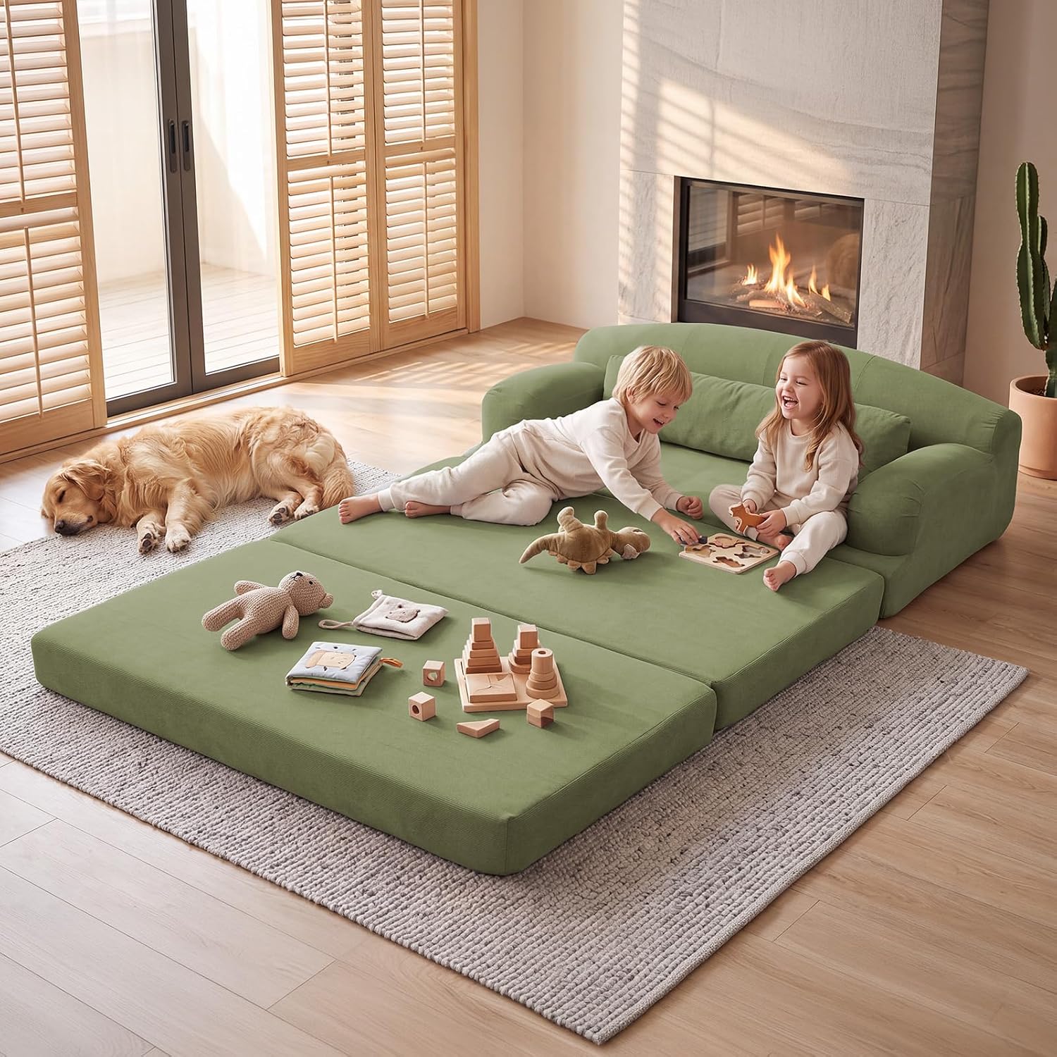 Detalle 2 de Vivaflex Trifold Sofa Bed 57.1-Inch