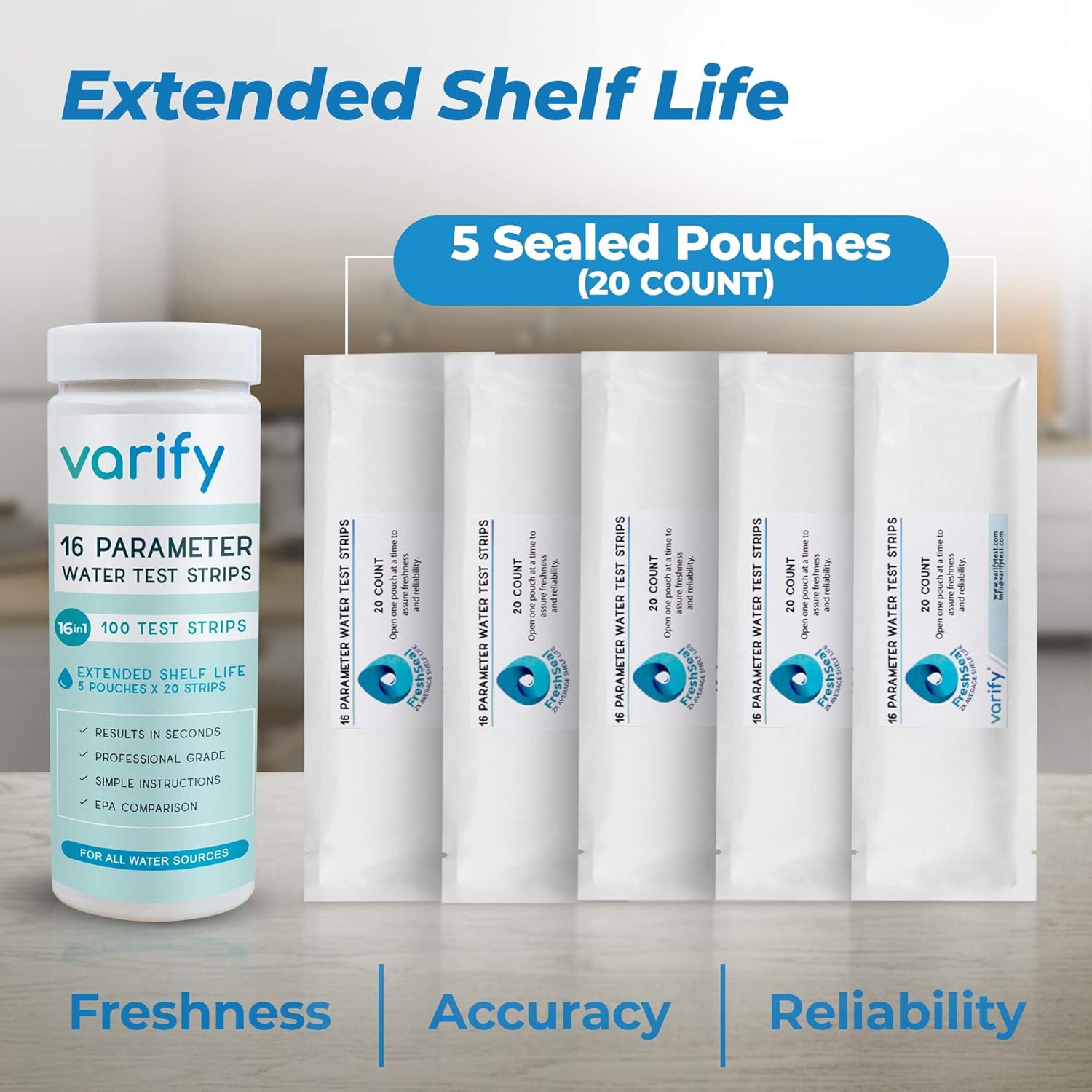 Thumbnail 4 de Varify Premium Water Test Kit 17-in-1