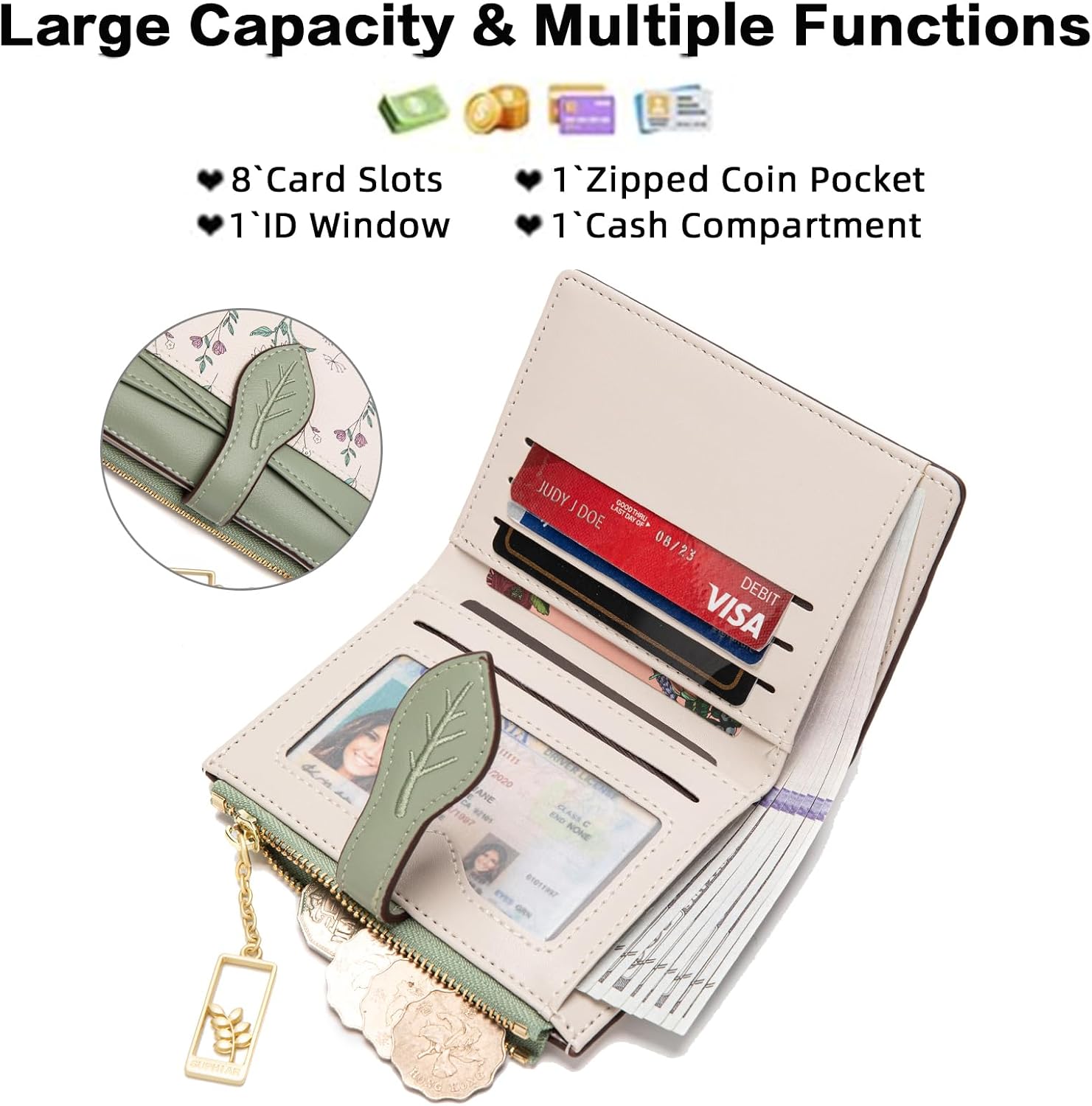 Thumbnail 3 de CHAOFANXI RFID bifold purse wallet